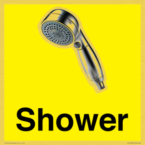 Shower Dementia Friendly Yellow 